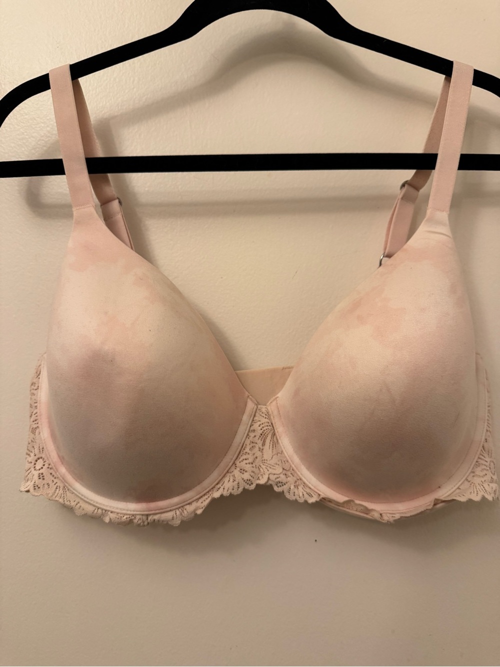 aerie Blush Lace-Trim Molded T-Shirt Bra